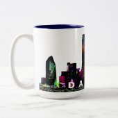 Tasse 2 Couleurs Dallas en graffiti (Gauche)