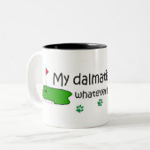 Tasse 2 Couleurs Dalmate (Devant gauche)
