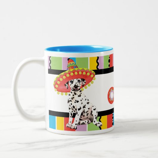 Tasse 2 Couleurs Dalmate de fiesta (Gauche)