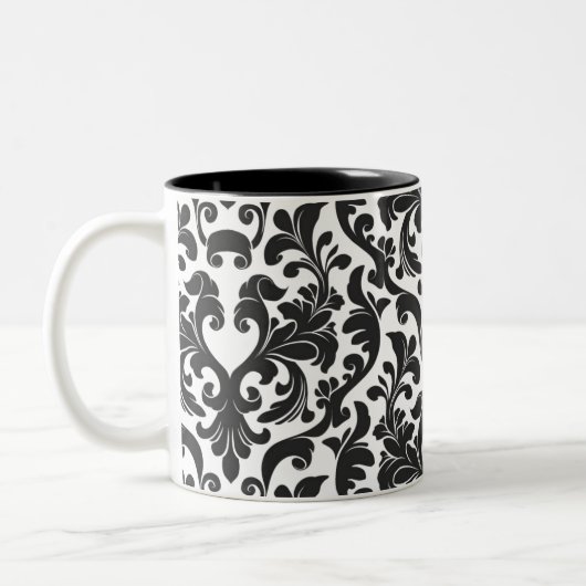 Tasse 2 Couleurs Damas (Gauche)