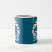 Tasse 2 Couleurs Damas Virginia Retro Bear (Centre)