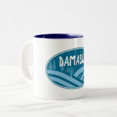 Tasse 2 Couleurs Damas Virginie Extérieur (Devant gauche)