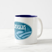 Tasse 2 Couleurs Damas Virginie Extérieur (Devant droit)