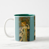 Tasse 2 Couleurs Dame Art Nouveau (Gauche)