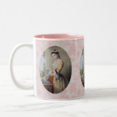 Tasse 2 Couleurs Dame avec cartes (Gauche)