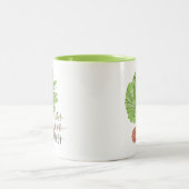 Tasse 2 Couleurs Dame Plante folle (Centre)