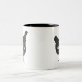 Tasse 2 Couleurs Dame Poulet Folle (Centre)