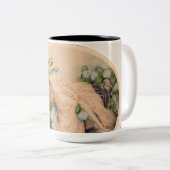 Tasse 2 Couleurs Dame rose de Louis Icart (Devant droit)
