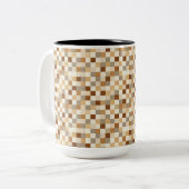 Tasse 2 Couleurs Damier (Devant gauche)