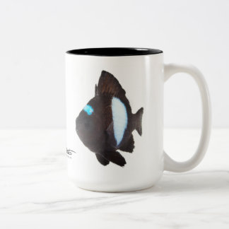 Tasse 2 Couleurs Damselfish hawaïen de domino, albisella de