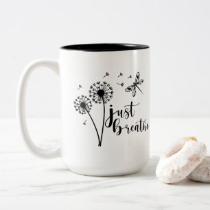 Tasse 2 Couleurs Dandelion Dragonfly Respire