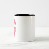 Tasse 2 Couleurs Danemark Drapeau Empreinte Pays Fierté (Centre)