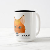 Tasse 2 Couleurs Dans l'intéret de renard (Devant droit)