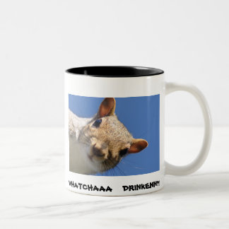 TASSE 2 COULEURS DANS VOTRE ÉCUREUIL DE VISAGE