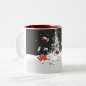 TASSE 2 COULEURS DANSE (Devant gauche)