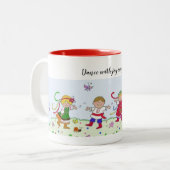 Tasse 2 Couleurs Danse Avec Joy Danseurs Ukrainiens (Devant gauche)