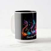 Tasse 2 Couleurs Danse avec la musique (Devant gauche)
