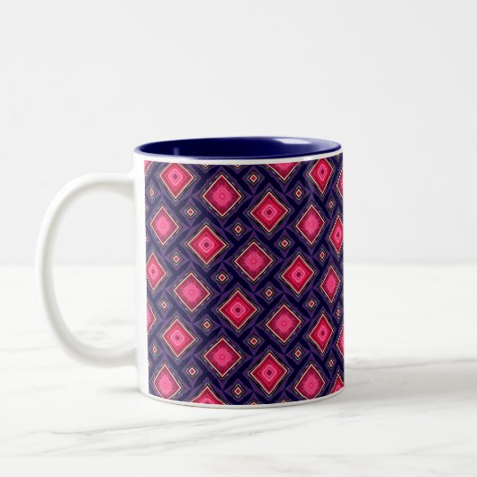 Tasse 2 Couleurs Danse de diamant (Gauche)