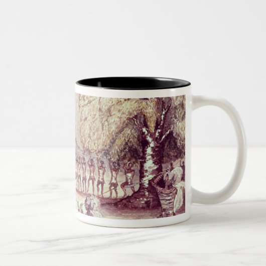 Tasse 2 Couleurs Danse de guerre (Droit)