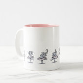 Tasse 2 Couleurs Danse de l'éléphant (Devant gauche)
