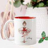 Tasse 2 Couleurs Danse Fille de Ballet de Noël