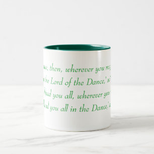 Tasse 2 Couleurs Danse Irlandaise - Seigneur de la Danse Chorus