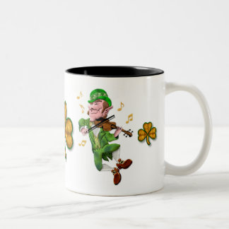 Tasse 2 Couleurs Danse Leprechauun