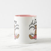 Tasse 2 Couleurs Danseur classique d'ours (Centre)
