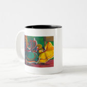 Tasse 2 Couleurs Danseur de ballet folklorique mexicain (Devant gauche)