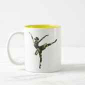 Tasse 2 Couleurs Danseur de ballet moderne danse moderne (Gauche)