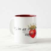 Tasse 2 Couleurs Danseur irlandais (Devant gauche)