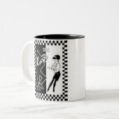 Tasse 2 Couleurs danseurs de ska, danseurs de ska (Devant gauche)