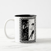 Tasse 2 Couleurs danseurs de ska, danseurs de ska (Gauche)