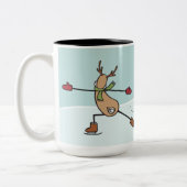 Tasse 2 Couleurs Danseuse douce - Noël (Gauche)