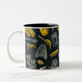 Tasse 2 Couleurs Dark Honey Bee Bee Beehive (Gauche)
