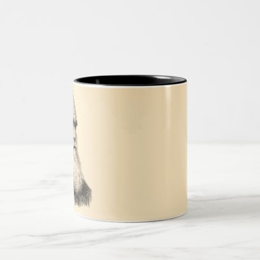 Tasse 2 Couleurs Darwin Portrait Evolution/ Charles Darwin (Centre)