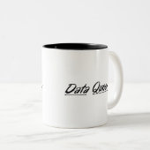 Tasse 2 Couleurs Data Queen - Comptabilisation de la pâte à café à (Devant droit)