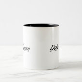 Tasse 2 Couleurs Data Queen - Comptabilisation de la pâte à café à (Centre)