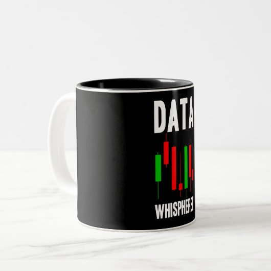 Tasse 2 Couleurs Data Whisperer Data Analyst Data Stock (Devant gauche)
