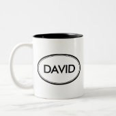Tasse 2 Couleurs David (Gauche)