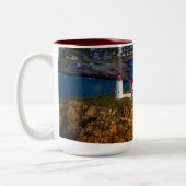 Tasse 2 Couleurs Dawns Light tombe sur le rivage rocheux de Nubble (Gauche)