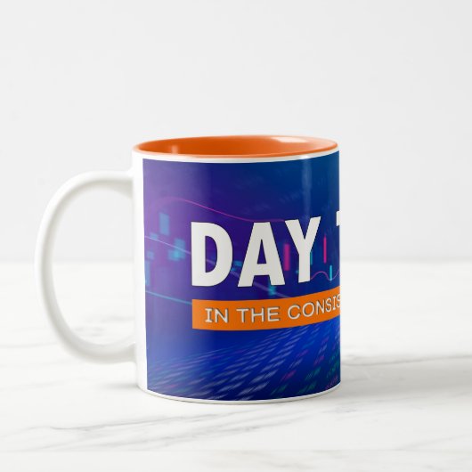 Tasse 2 Couleurs day trader (Gauche)