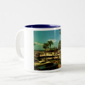 Tasse 2 Couleurs Daytona Beach, cru de la Floride (Devant gauche)