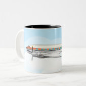 TASSE 2 COULEURS DC-3 (Devant gauche)