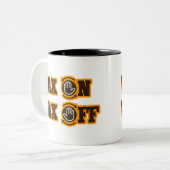 Tasse 2 Couleurs De cire cire dessus - (Devant gauche)