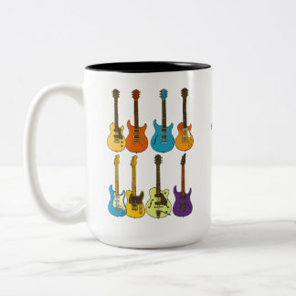 Tasse 2 Couleurs De combien de guitares ai-je besoin ? (juste une d