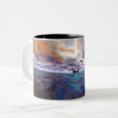 Tasse 2 Couleurs De derrière d'or (Devant gauche)