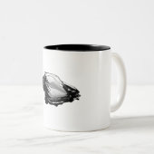 Tasse 2 Couleurs De 'fente-fenêtre 63 Corvette (Devant droit)