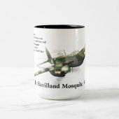 Tasse 2 Couleurs de Havilland Mosquito FP Mk VI (Centre)