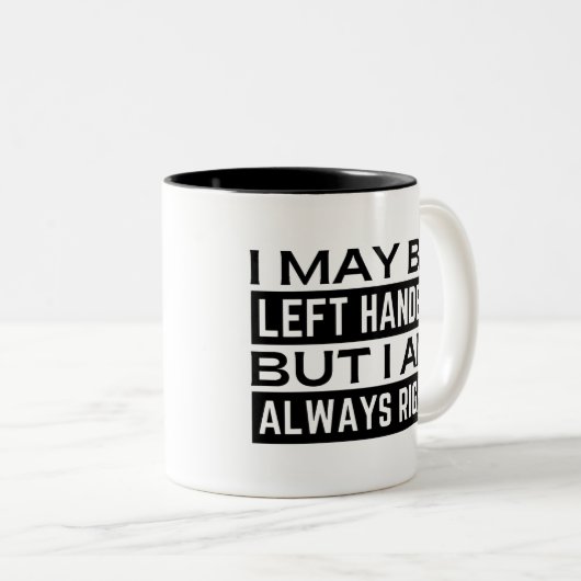 Tasse 2 Couleurs de Left Hander (Devant droit)